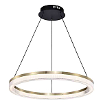 Люстра подвесная круглая светодиодная с золотым каркасом Ring Horizontal варинант исполнения - 1 | Loft Concept в Волгограде