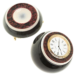 Часы настольные в виде шара из натурального камня Ball Stone Clock варинант исполнения - 8 | Loft Concept в Волгограде