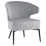 Современное мягкое кресло на металлических ножках Rakush Grey варинант исполнения - 1 | Loft Concept в Волгограде
