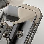 Бра для ванных комнат с белым матовым плафоном квадратной формы на основании цвета хром Feiss варинант исполнения - 3 | Loft Concept в Волгограде