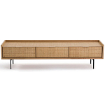 ТВ-тумба с плетеным декором Buckley Wicker TV Stand варинант исполнения - 1 | Loft Concept в Волгограде