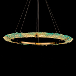 Люстра в форме кольца с цветочным декором Warm Heavenly Light варинант исполнения - 3 | Loft Concept в Волгограде