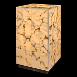 Торшер прямоугольный из натурального камня Calcite Geometry варинант исполнения - 7 | Loft Concept в Волгограде
