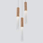 Подвесной светильник Dew Drops Tube Gold Trio Hanging Lamp варинант исполнения - 2 | Loft Concept в Волгограде