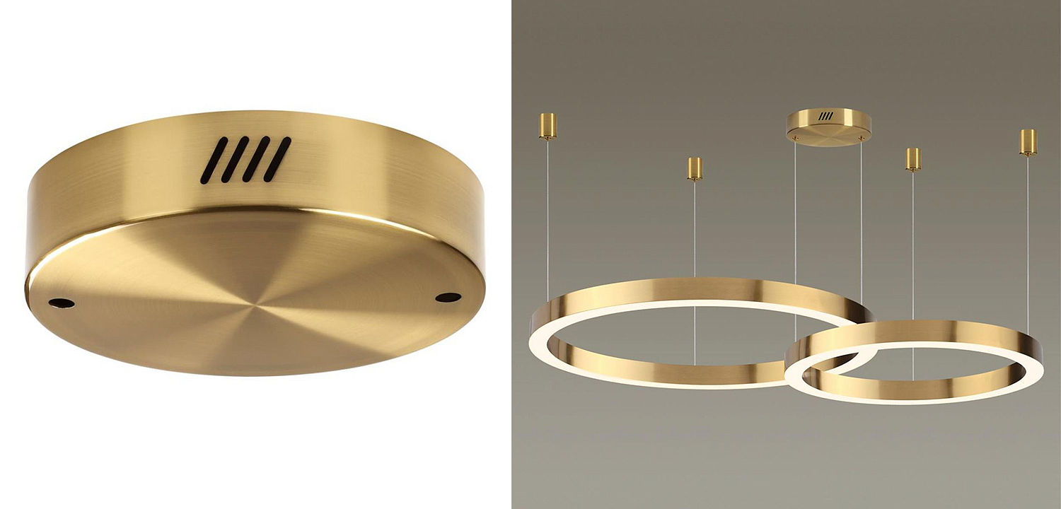 Основание для светильника Ring Horizontal Gold 18 Основание для светильника Ring Horizontal Gold 18 - Loft-Concept в Волгограде