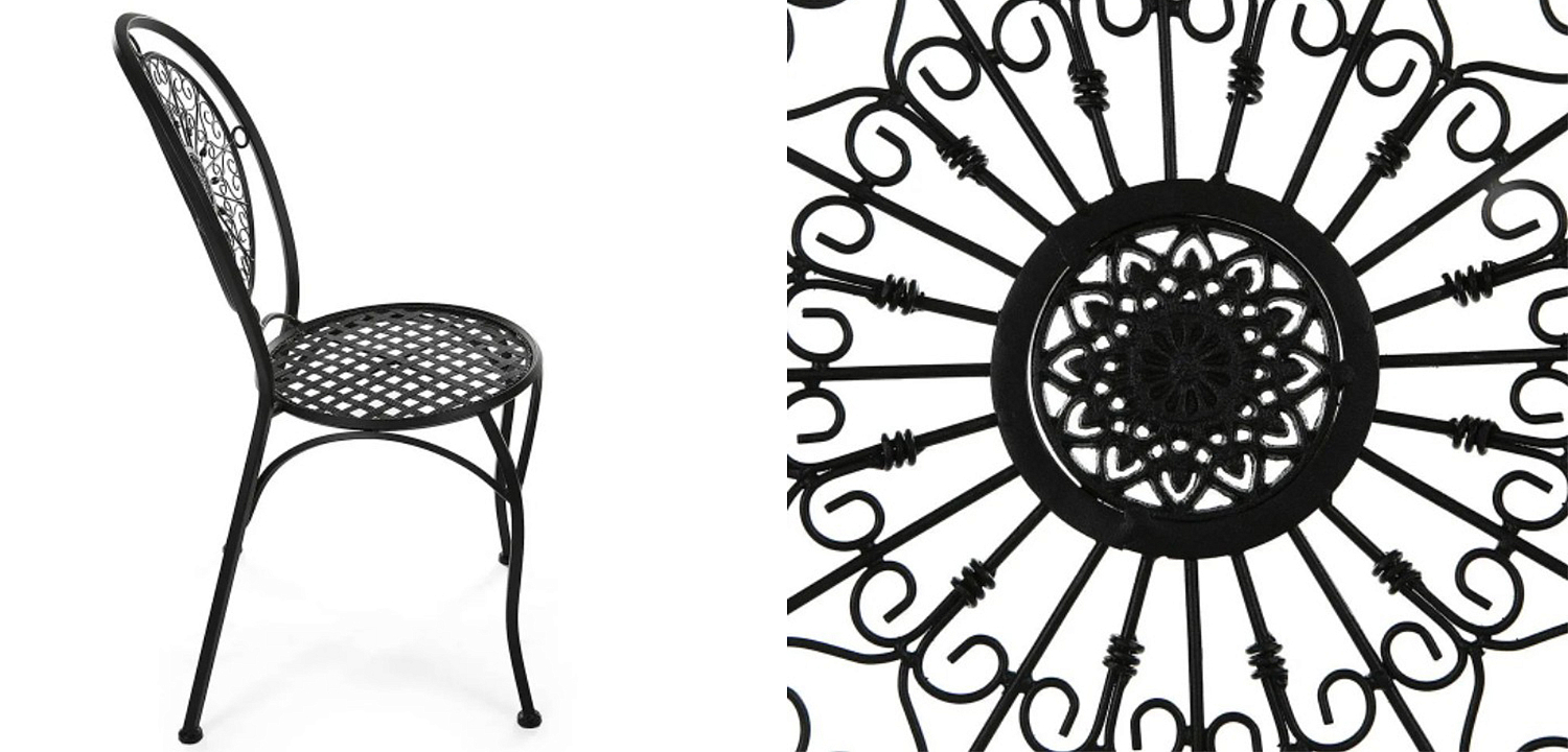 Стул Forged Patterns Anita Black Стул Forged Patterns Anita Black - Loft-Concept в Волгограде