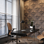 Гипсовая 3D панель с принтографией PM-22 варинант исполнения - 3 | Loft Concept в Волгограде