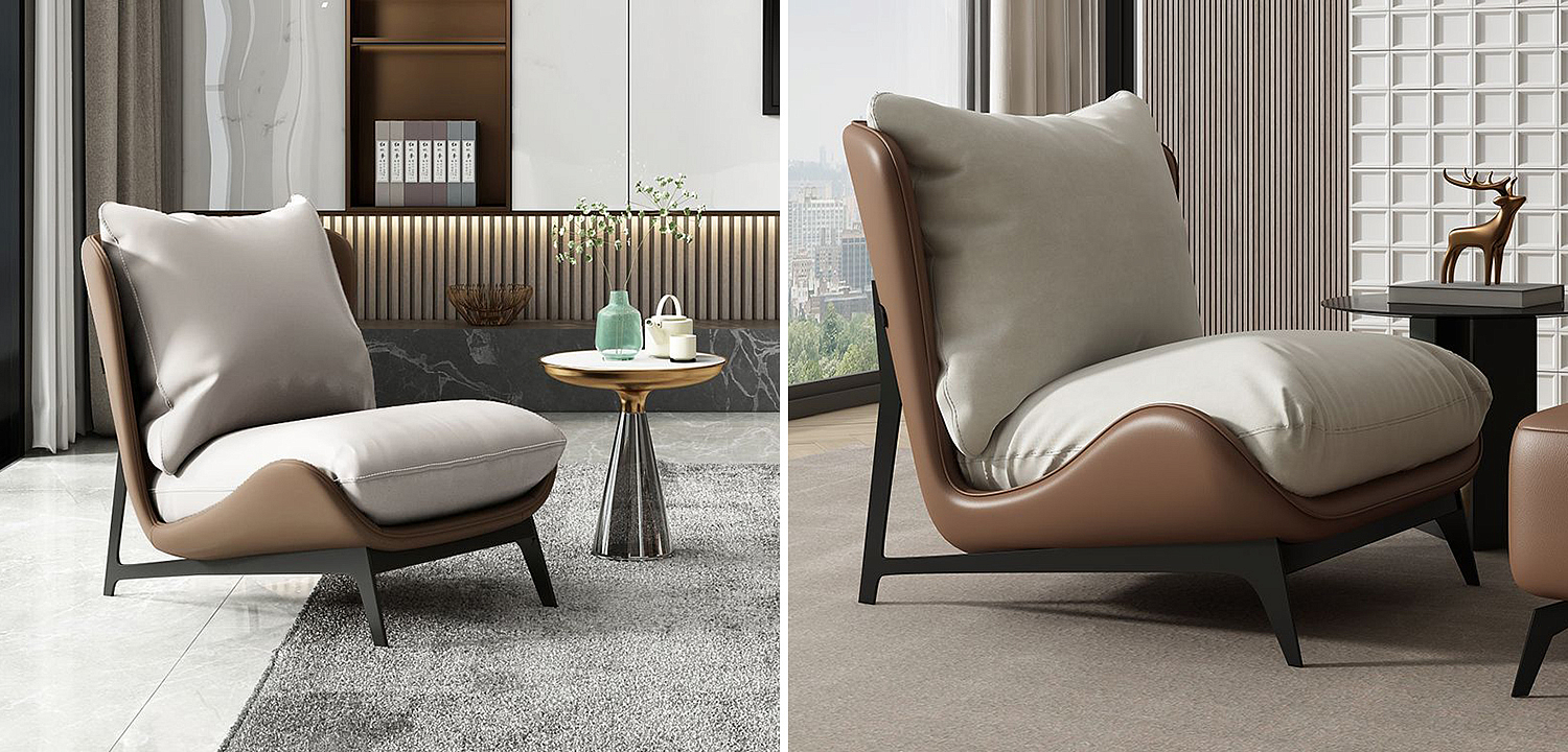 Кресло Maxwell White Textile Leather Armchair Кресло Maxwell White Textile Leather Armchair - Loft-Concept в Волгограде
