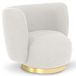 Кресло с обивкой букле Ambrose Boucle Armchair варинант исполнения - 1 | Loft Concept в Волгограде
