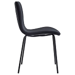 Стул черный с обивкой из велюра Black Archie Chair варинант исполнения - 1 | Loft Concept в Волгограде