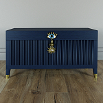 Большой дизайнерский Сундук Elsa Dreams Blue варинант исполнения - 1 | Loft Concept в Волгограде