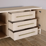 Буфет Primo с тремя ящиками и двумя фасадами Светлый дуб варинант исполнения - 5 | Loft Concept в Волгограде