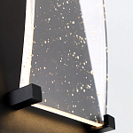 Настенный фонарь уличный прямоугольный черного цвета со стеклом с пузырьками Eurofase варинант исполнения - 5 | Loft Concept в Волгограде