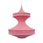 Подвесной вязаный розовый светильник «Моника» варинант исполнения - 1 | Loft Concept в Волгограде