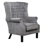 Кресло Charlie Armchair grey velour варинант исполнения - 1 | Loft Concept в Волгограде