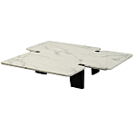 Стол журнальный низкий с фигурной столешницей Threshold варинант исполнения - 1 | Loft Concept в Волгограде