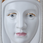 Ваза с золотисто-белыми фрагментами Faces of Imagination варинант исполнения - 6 | Loft Concept в Волгограде