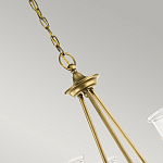 Люстра с прозрачными плафонами из пузырчатого стекла Kichler варинант исполнения - 5 | Loft Concept в Волгограде