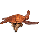 Статуэтка деревянная в виде морской черепахи Marine Reptiles варинант исполнения - 2 | Loft Concept в Волгограде