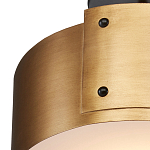 Потолочный светильник круглый светодиодный Semicircular Gold Panels старинная латунь варинант исполнения - 1 | Loft Concept в Волгограде