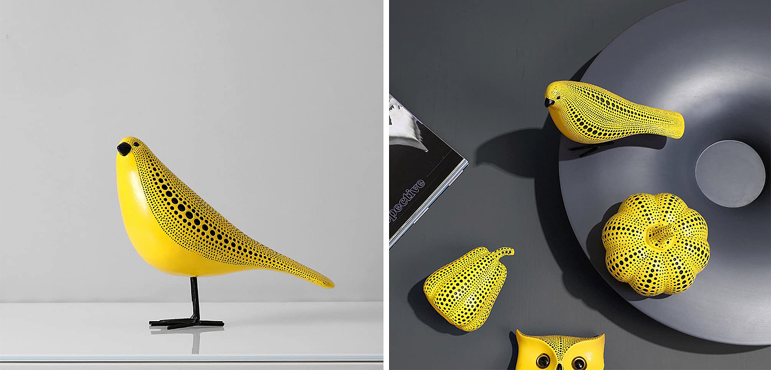 Статуэтка птичка Kusama Yayoi Статуэтка птичка Kusama Yayoi - Loft-Concept в Волгограде
