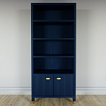 Книжный Стеллаж Elsa Dreams Blue с задней стенкой варинант исполнения - 5 | Loft Concept в Волгограде