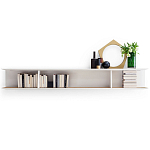 Дизайнерская подвесная полка Gio Ponti D.355.1 - D.355.2 Hanging Bookcase варинант исполнения - 1 | Loft Concept в Волгограде