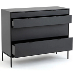 Комод из металла и кожи Guarin Chest of Drawers варинант исполнения - 3 | Loft Concept в Волгограде