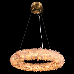 Люстра кольцевая с частичками натурального горного хрусталя Crystal Shimmer варинант исполнения - 1 | Loft Concept в Волгограде