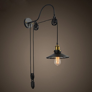 Бра Cone 20th c.Factory filament Bra Reflector