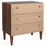 Комод бежевый из массива бука с 3-мя ящиками Wenge Light варинант исполнения - 1 | Loft Concept в Волгограде