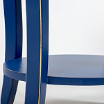 Синяя тумба на фигурных ножках Shelby варинант исполнения - 5 | Loft Concept в Волгограде