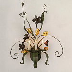 Бра с цветами и листьями Paradise Bush варинант исполнения - 3 | Loft Concept в Волгограде