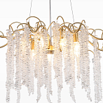 Люстра c подвесками из прозрачного хрусталя Диаметр 85 см FAIRYTREE Light варинант исполнения - 4 | Loft Concept в Волгограде