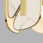 Люстра с мраморными вставками Marble Plates варинант исполнения - 4 | Loft Concept в Волгограде