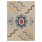 Плед хлопковый по мотивам эвенских орнаментов Ural and Siberian Patterns варинант исполнения - 1 | Loft Concept в Волгограде