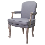 Кресло Aubrey Classical Armchair grey flax варинант исполнения - 3 | Loft Concept в Волгограде