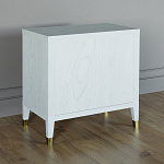 Прикроватная тумбочка с полкой Elsa Dreams White варинант исполнения - 4 | Loft Concept в Волгограде