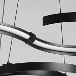 Люстра подвесная светодиодная в виде волнообразной ленты Ribbon Vortex варинант исполнения - 5 | Loft Concept в Волгограде