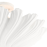 Потолочный светильник белый с рельефным абажуром Feminine Shape варинант исполнения - 1 | Loft Concept в Волгограде