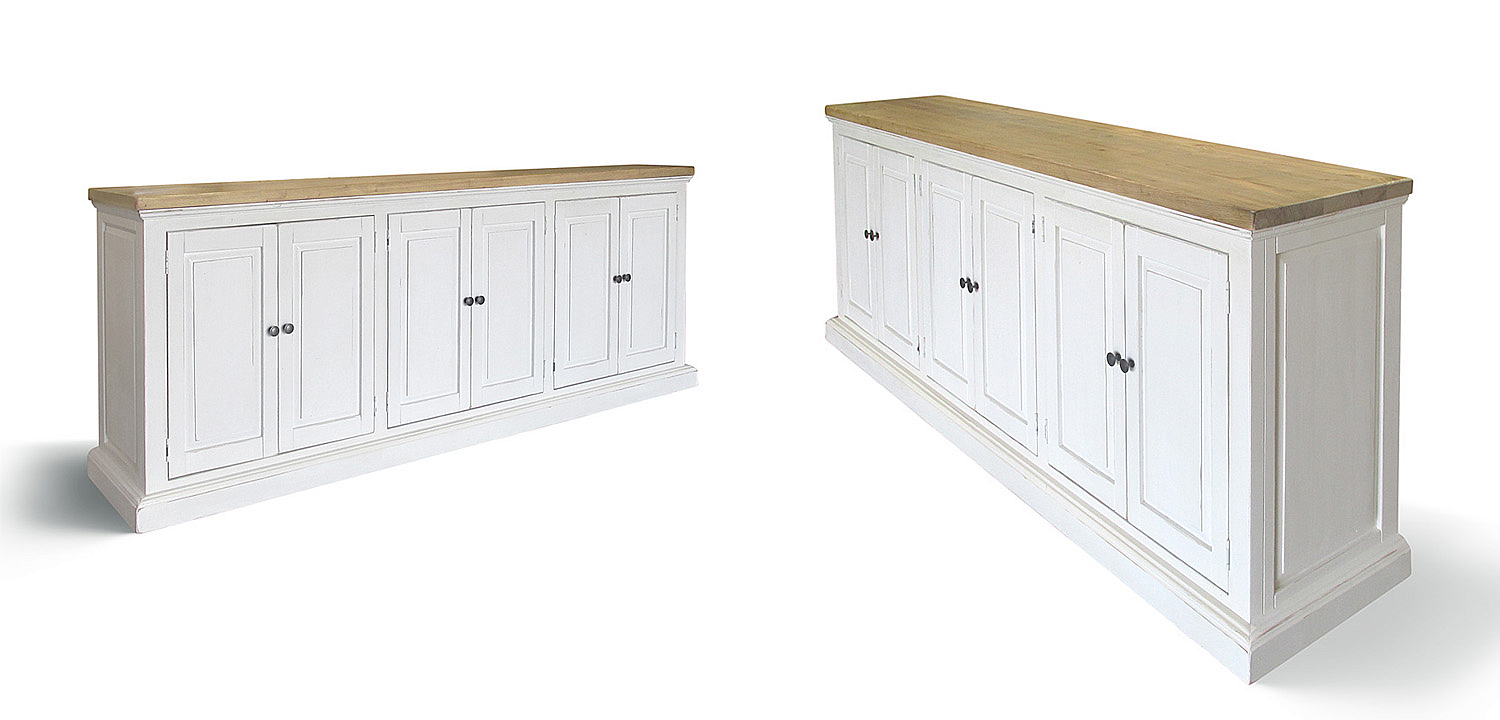Комод длинный в стиле прованс Lazzaro Provence HARMONIE Antique White Белый Комод длинный в стиле прованс Lazzaro Provence HARMONIE Antique White Белый - Loft-Concept в Волгограде