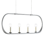 Люстра линейная в овальной раме Traditional Clean Lines варинант исполнения - 2 | Loft Concept в Волгограде