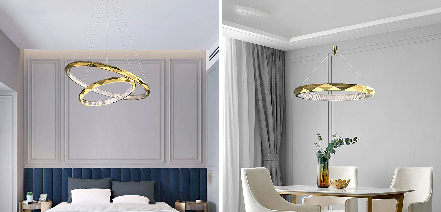 Люстра Horizontal Ring Gold Chandelier Люстра Horizontal Ring Gold Chandelier - Loft-Concept в Волгограде