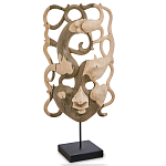 Маска ручной работы деревянная резная Roots Мask варинант исполнения - 1 | Loft Concept в Волгограде