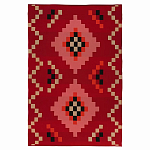 Плед хлопковый по мотивам башкирских орнаментов Ural and Siberian Patterns варинант исполнения - 1 | Loft Concept в Волгограде