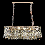 Люстра овальная с хрустальными подвесками Roul Crystal Light варинант исполнения - 1 | Loft Concept в Волгограде