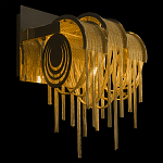 Бра с перфорированными металлическими дугами и цепочками 22 см Atlantis Chain варинант исполнения - 2 | Loft Concept в Волгограде