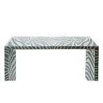 Консоль Дизайнерская Kenya Console ZEBRA Bone Inlay blue варинант исполнения - 2 | Loft Concept в Волгограде