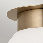 Потолочный светильник с белым матовым шарообразным плафоном Kichler варинант исполнения - 2 | Loft Concept в Волгограде