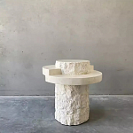 Дизайнерский журнальный стол цилиндрической формы фактурный Mylepen варинант исполнения - 1 | Loft Concept в Волгограде